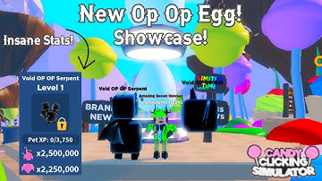 The New Op Op Egg is Insane! | Candy Clicking Simulator (Roblox)