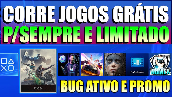 8 JOGOS GRÁTIS PARA SEMPRE NO PS4 SEM PS PLUS !!! 