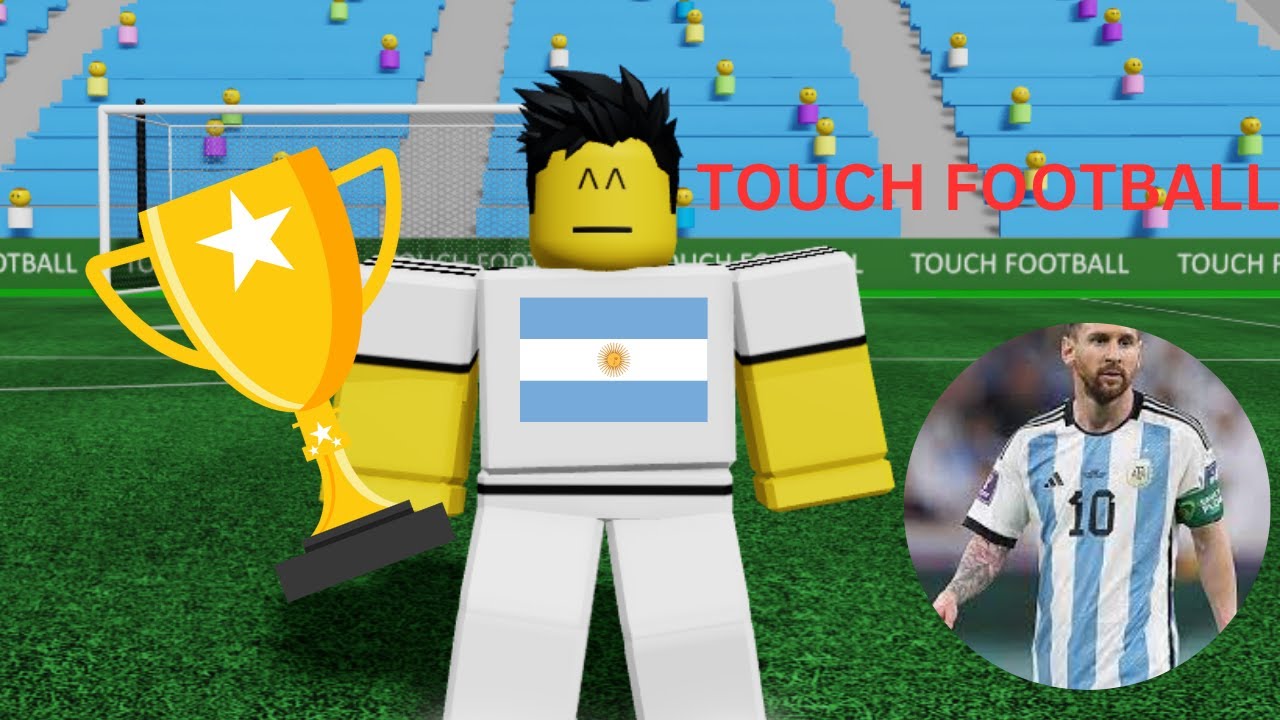 I AM THE NEXT MESSI | Touch Football : ROBLOX - YouTube