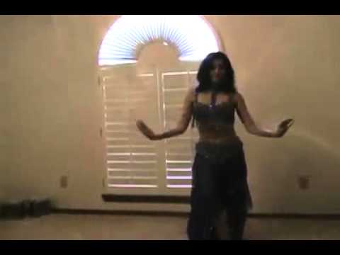 arab girl dance show AT HOME