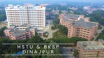 Aerial View of Haji Danesh Science and Technology University (HSTU) and BKSP | DJI Mini 2 Footage