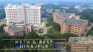 Aerial View of Haji Danesh Science and Technology University (HSTU) and BKSP | DJI Mini 2 Footage screenshot 1