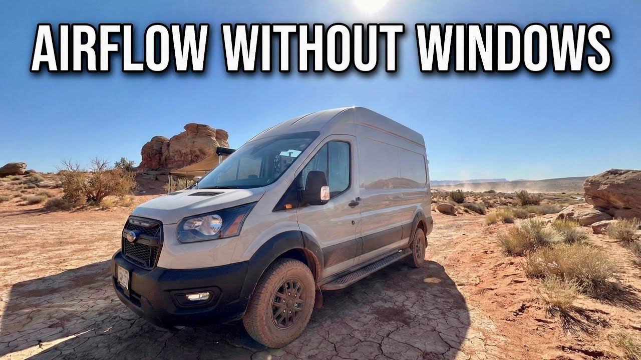 Вентиляция фургона без дополнительных окон! Обзор противомоскитной сетки Terrawagen для окон!
