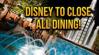 Disney to shutdown all dining at Downtown Disney and Buena Vista Street