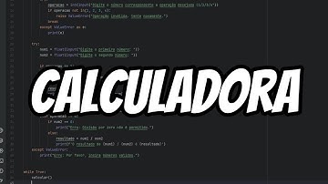 Como Fazer uma Calculadora Básica em Python Passo a Passo!