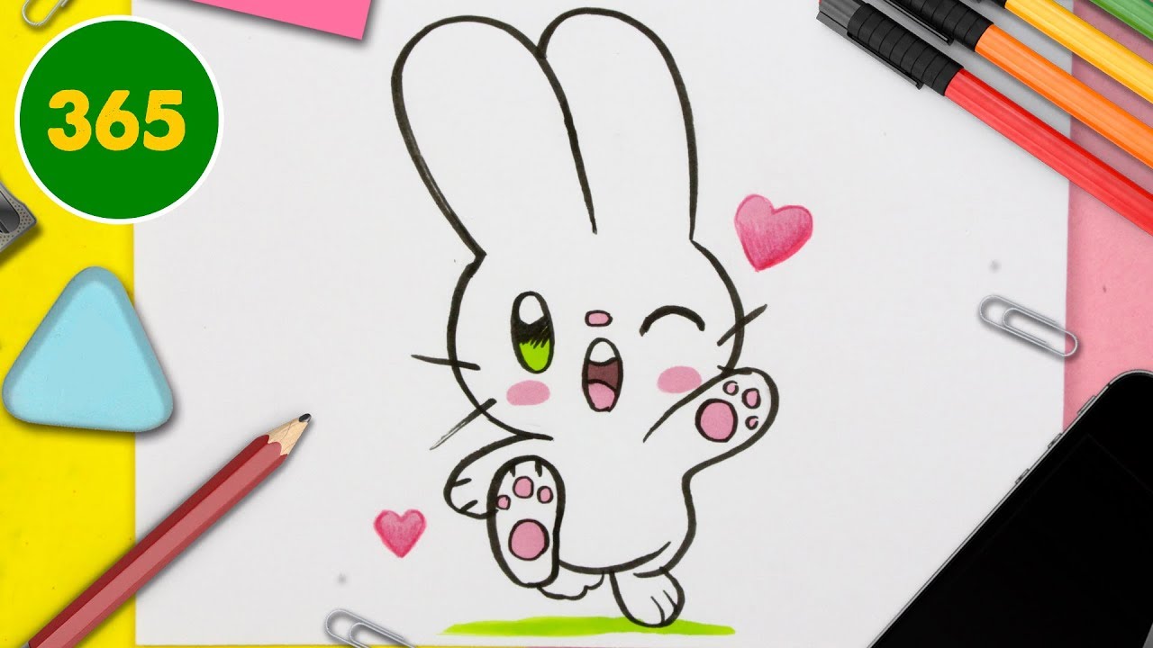 Comment Dessiner Un Lapin Kawaii Etape Par Etape Dessins Kawaii Faciles Youtube