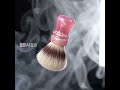 Pink Resin Handle Synthetic Shaving Brush #dscosmetics #shave #shavingbrush #dishishaving