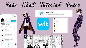 how to make a fake chat/group chat with your favourite anime characters (tutorial video)