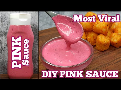 Making Viral PINK SAUCE at Home  DIY TikTok Pink Sauce  2 Ways