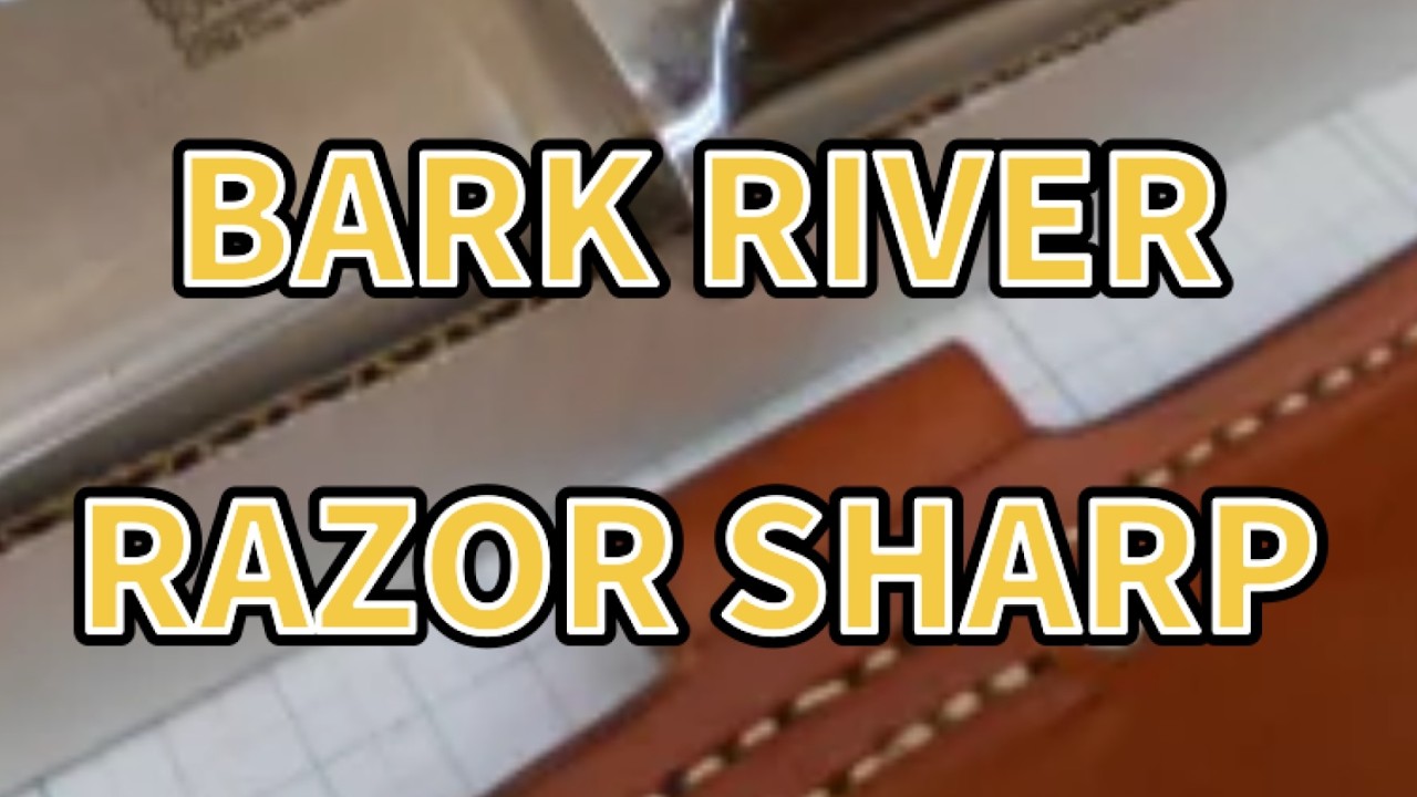 BARK RIVER ナイフを研ぎ直す