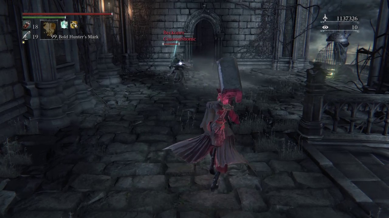 Bloodborne™ PvP - No net damage! Rally was brilliant - YouTube