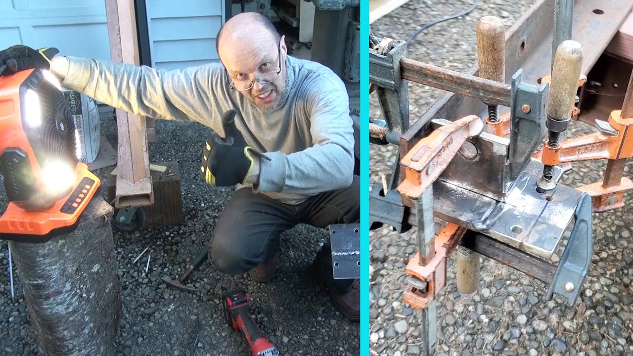 Welding Heavy Machine Dolly with Fan and Light YouTube