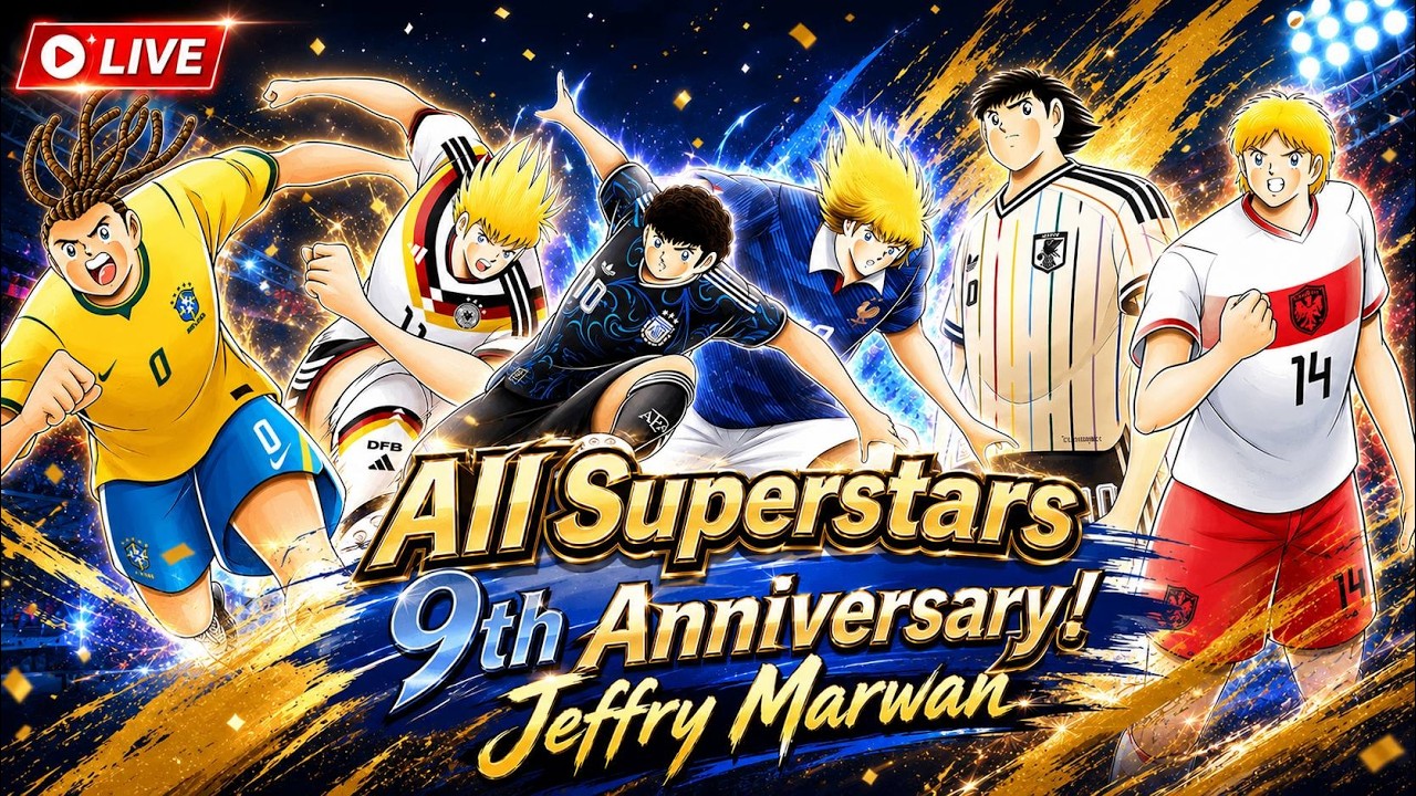 LIVE! GACHA ALL BANNER & RANKED WITH ALL TEAM LETS GOOO. CAPTAIN TSUBASA DREAM TEAM 9th Anniversary