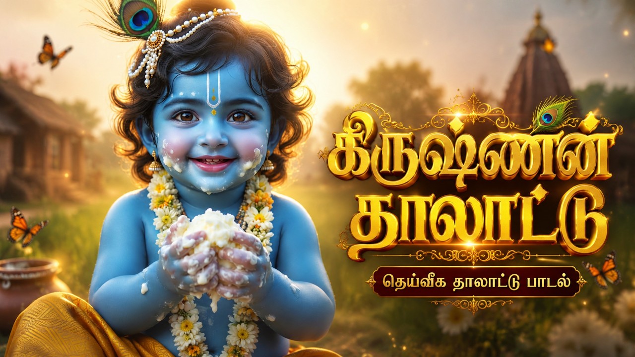 👶💙 குழந்தை கண்ணன் மீண்டும் பிறக்க மாட்டானா 🪈✨ | Baby Krishna Devotional Song | Tamil Bhakti Music 🙏✨