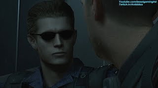 Resident Evil 2 Remake - Albert Wesker Finds Chris Redfield