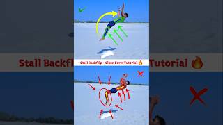 Stall Backflip Tutorial – Safe Landing ✅ #stall #backflips #shorts
