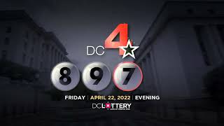 DC LOTTERY Evening 04/22/2022