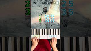 Interstellar - Hans Zimmer / Easy Piano Tutorial / Beginner Piano