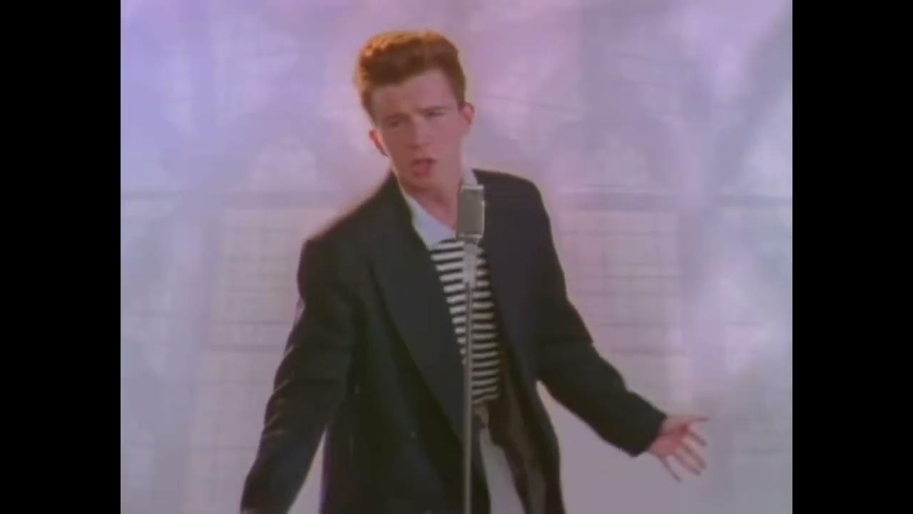 Rickroll but every time he says never it gets faster - YouTube