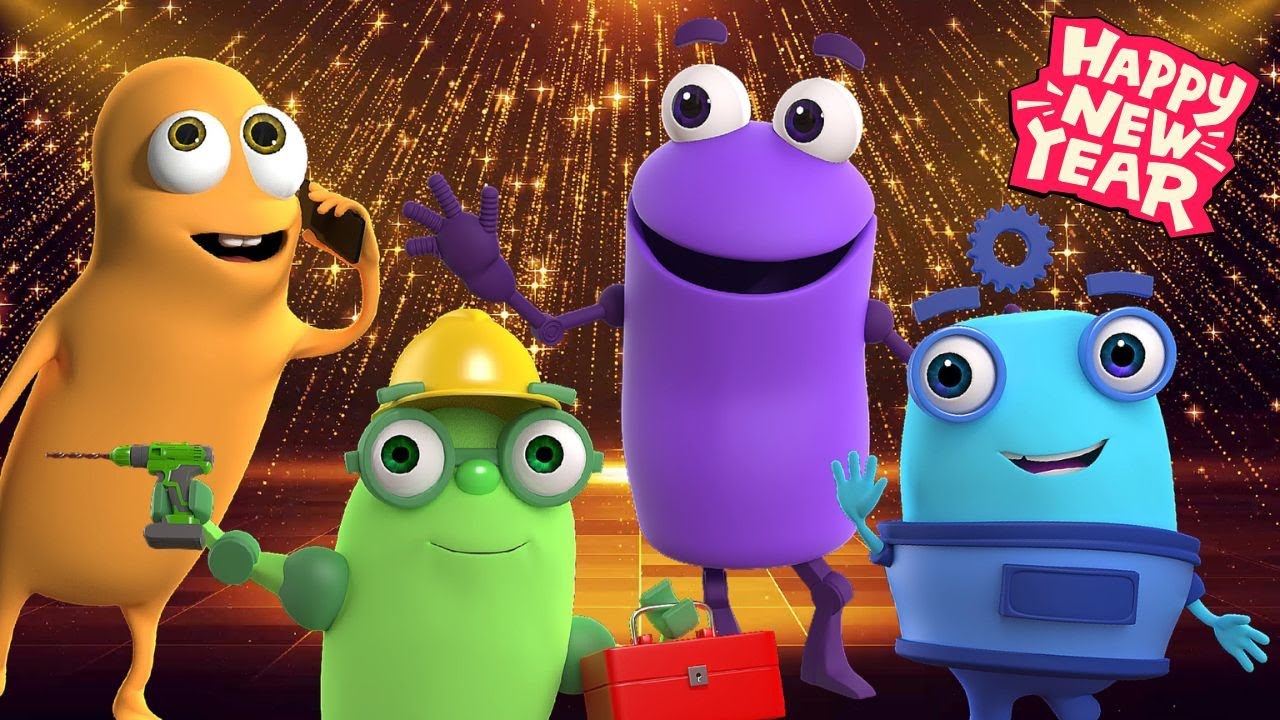 Happy New Year Song for Kids 🎉 | Magical New Year Song 2025 - YouTube