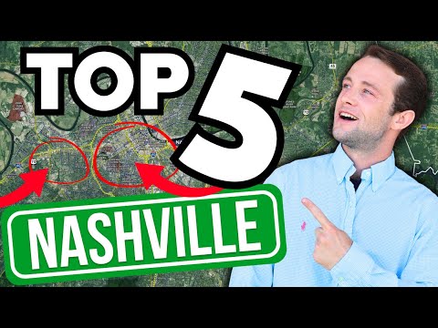 5 BEST Neighborhoods in NASHVILLE TENNESSEE!🤯 [Everything You Need To Know!]