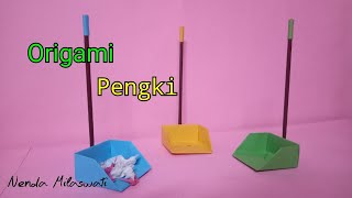 Cara Membuat Origami Pengki  ||  How to Make Origami Dustpan