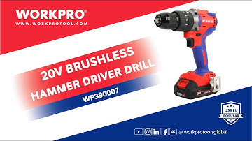 WOKRPRO 20V 13mm Brushless Hammer Driver Drill: Unboxing, Review, and Demonstration