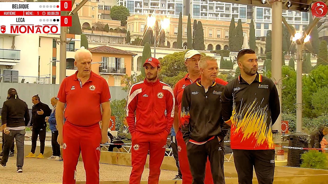 Miniature : 8e Belgique vs Leca : International à pétanque de Monaco 2022