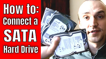 How to Connect a SATA Hard Drive into a Computer