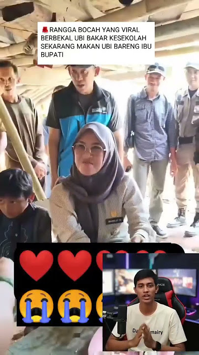 Rangga anak sekolah yang viral bawa bekal ubi bakar