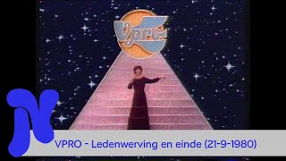 VPRO - Ledenwerving en einde (21-9-1980)