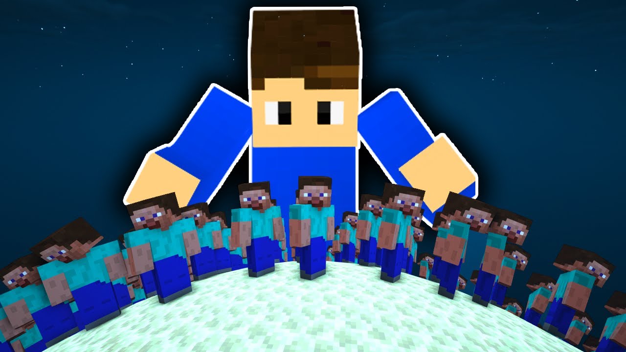 Prendi 100 PLAYERS dentro da LUA no MINECRAFT!