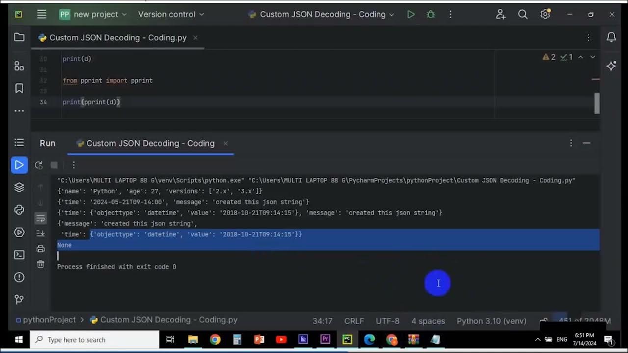 P3 EP53 Custom JSON Decoding Coding for Python 3 Deep Dive - YouTube
