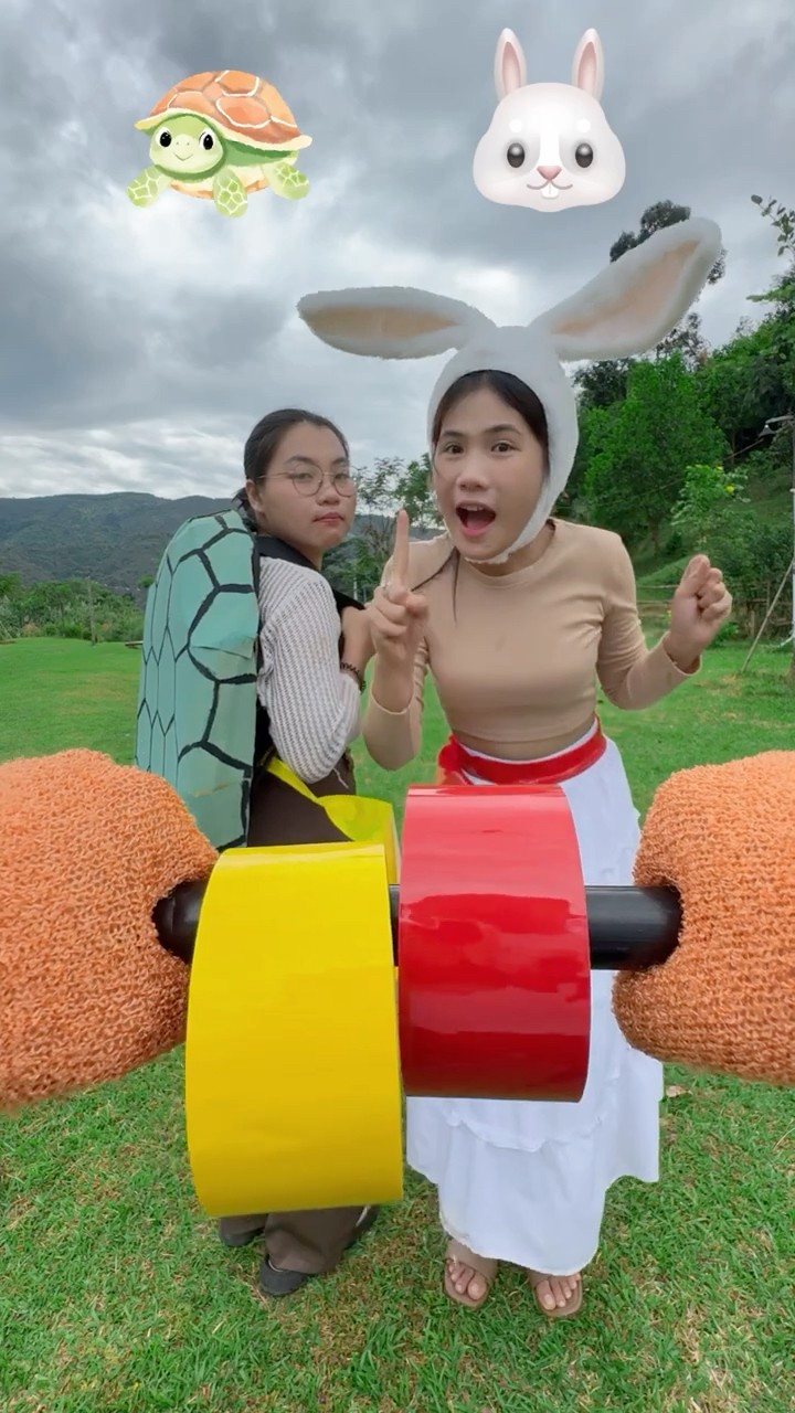 LNS - Rùa và Thỏ ai nhanh hơn || Tortoise and Hare race, who will win ??