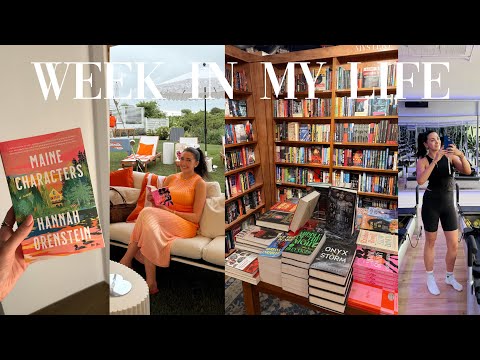 VLOG: days in my life in NYC + montauk! what i'm reading (book haul), meds update + catch up w me