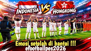 MALAM INI  LEG 2 !! INDONESIA VS HONGKONG ! semoga 3 point  [ match simulation efootbalpes2026 ] screenshot 1