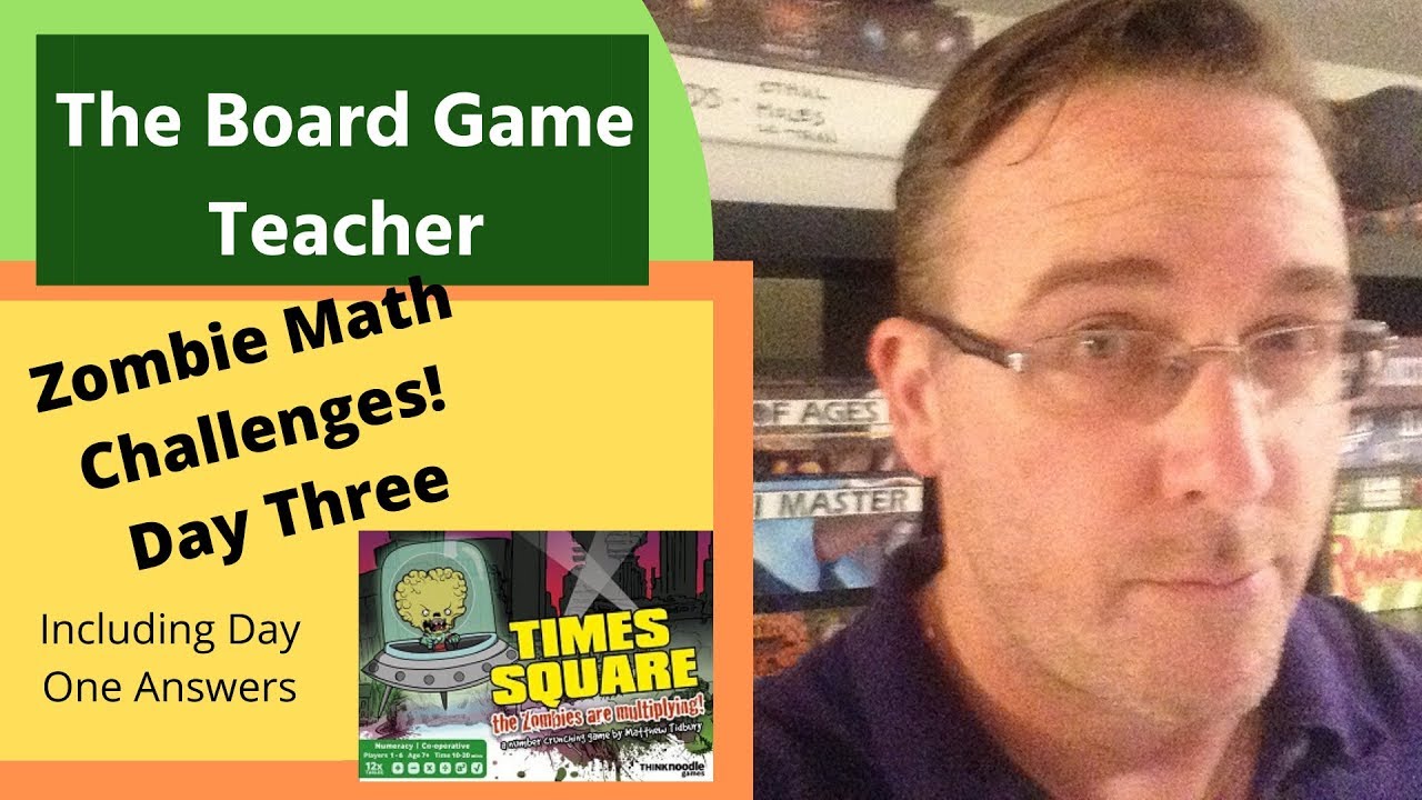 Zombie Math Challenge Day 3 - YouTube