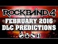 Rock Band 4 February 2016 DLC Song List Prediction! Coldplay? 21 Pilots? Paramore &amp; More!