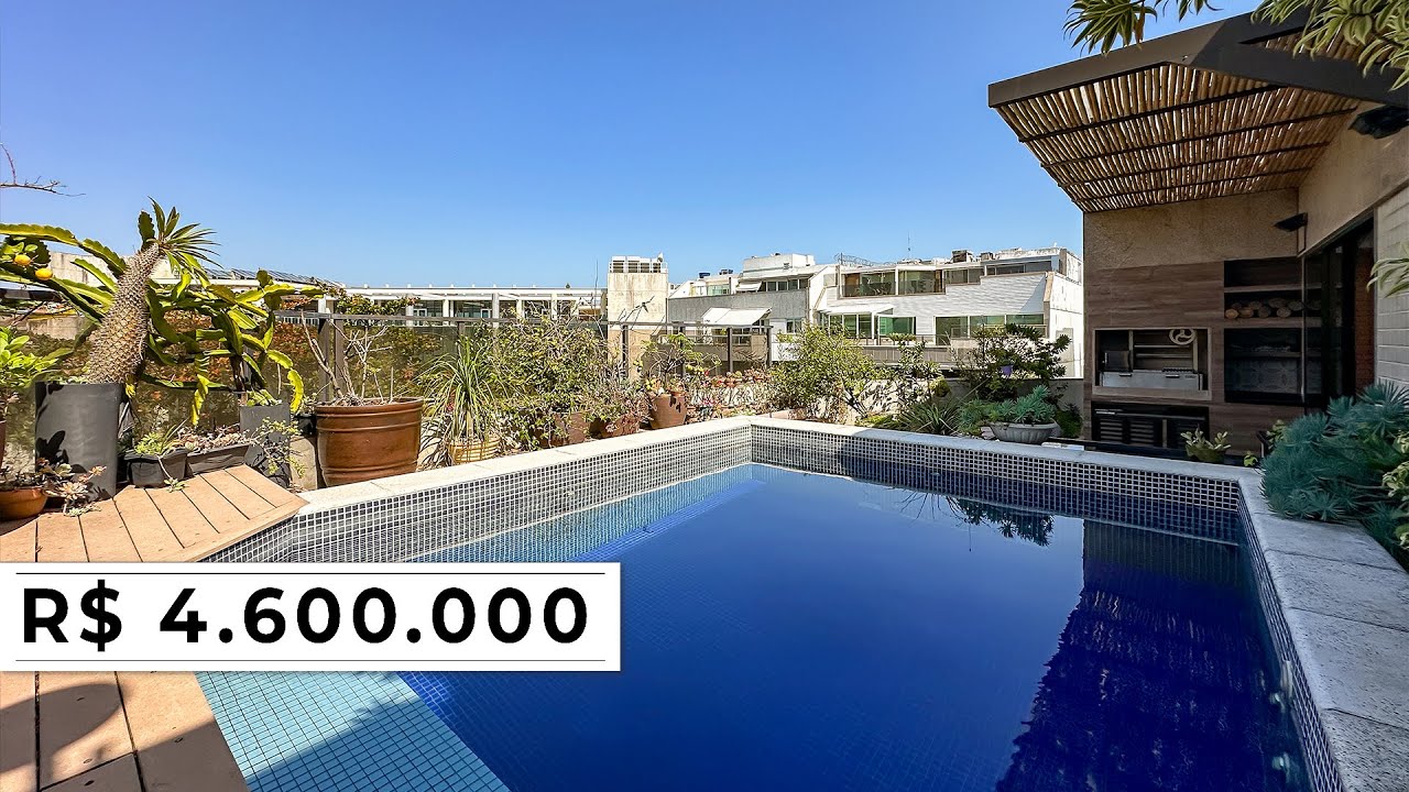 Cobertura Linear no Jardim Oceânico - Barra da Tijuca - Linda