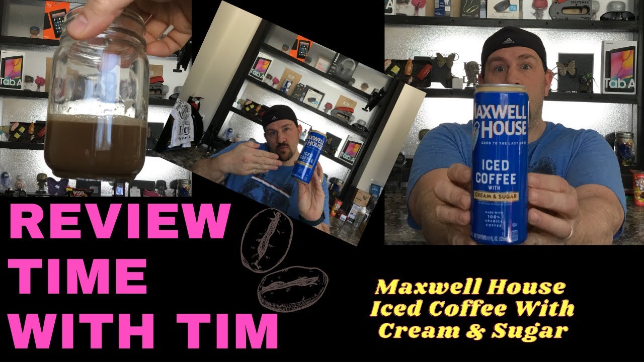 Maxwell House Iced Coffee With Cream & Sugar Review 190 YouTube
