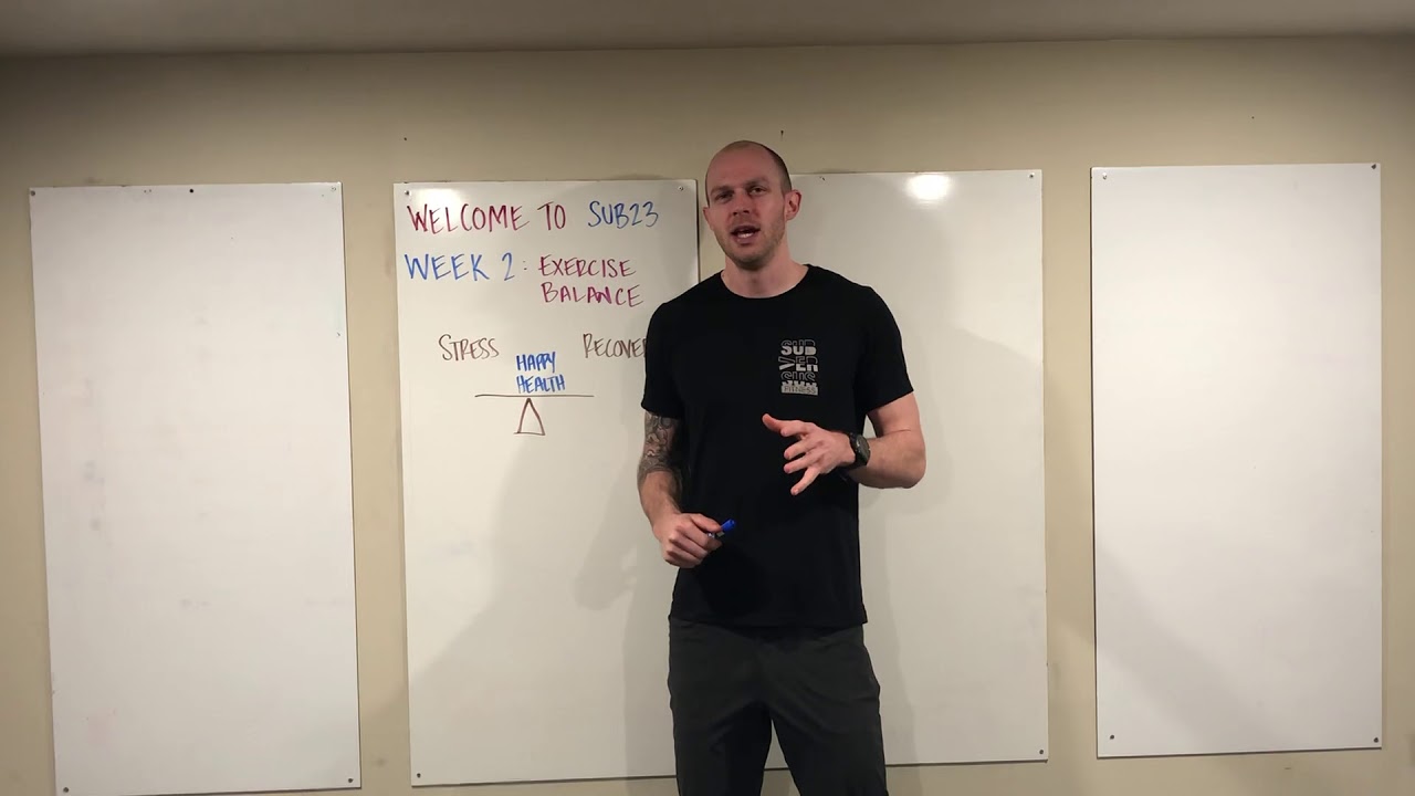 Sub23 week 2 - Exercise Balance - YouTube