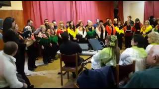 Coros Centro Galicia de Bs. As. y San Ildefonso dirigidos por el maestro Pablo Zartmann