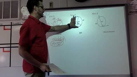 Geometry - 10.6 - Secants, Tangents, & Angle Measures