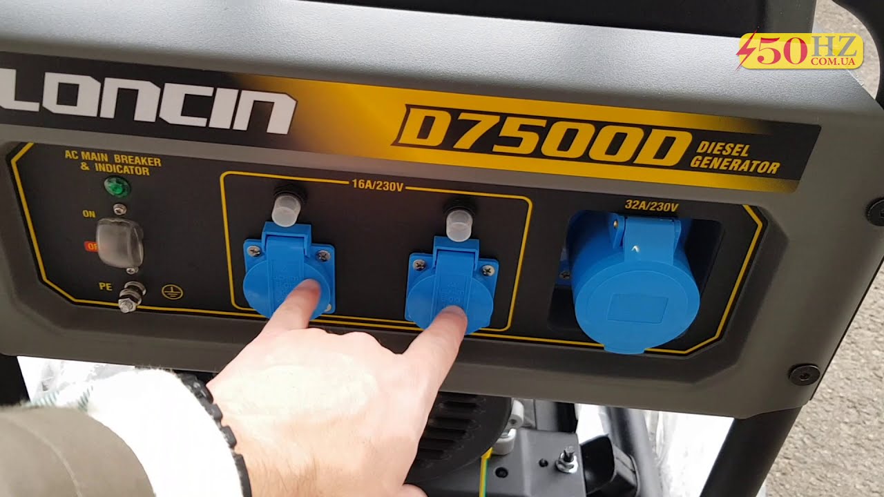 Бензиновый генератор loncin
