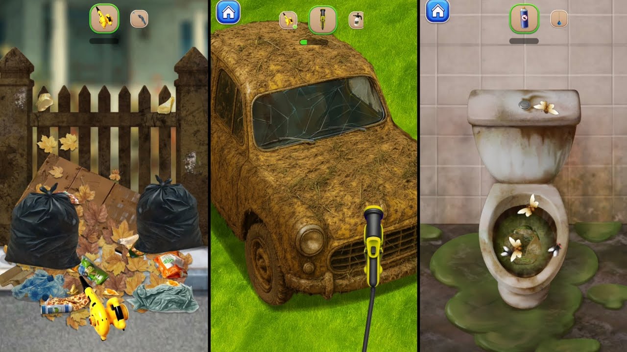 My House Makeover ASMR Clean Game Walkthrough IOS - Part 1