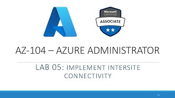 AZ-104 - Lab 05: Implement intersite connectivity