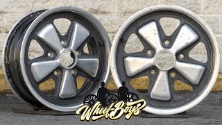 Porsche Carrera 911 15" inch Rim OEM 1969-1973 Flat 6 Genuine Fuchs Wheels PAIR