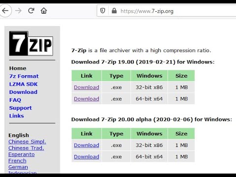 Βίντεο: Πώς μπορώ να χρησιμοποιήσω το 7zip για την εξαγωγή αρχείων RAR;