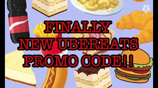 Finally!! New UBEREATS promo code!! June 2021