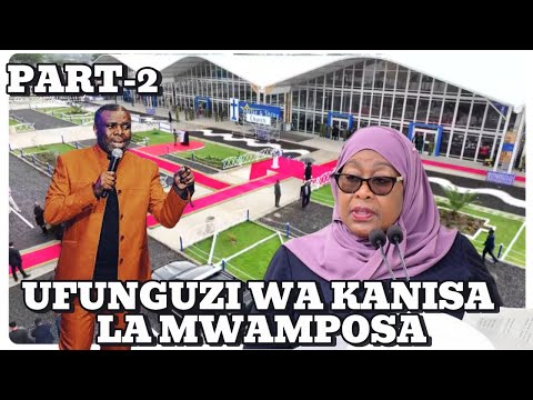 RAIS SAMIA ALIVYO POKELEWA NA MTUME MWAMPOSA KWENYE UFUNGUZI WA KANISA LA ARISE SHINE